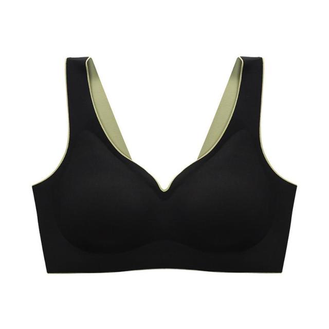 Seamless 5D Wirefree Memory Bra Push Up Padded Deep V Bra Underwear For Women Yoga Fitness Sports Bras