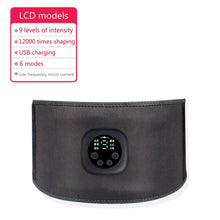 Load image into Gallery viewer, NEW Electronic Muscle Stimulator Abdominal Hip Weight Loss Body Slimming LCD Display Toner USB Abs Fitness Training Home Gym
