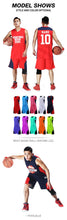 Load image into Gallery viewer, Men&#39;s Retro Basketball Jerseys Professional Custom Youth School Basketball Team Uniforms Quick Dry Breathable Basketball Shirts
