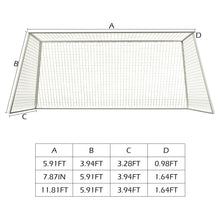 Load image into Gallery viewer, Full Size Soccer Goal for Training Accessories Soccer Net and Goal Training Material
