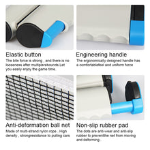 Load image into Gallery viewer, Table Tennis Set Portable Retractable Net Ping Pong Paddle  Outdoor Indoor Sport Game for Beginner and Advanced Player
