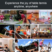 Load image into Gallery viewer, Table Tennis Set Portable Retractable Net Ping Pong Paddle  Outdoor Indoor Sport Game for Beginner and Advanced Player
