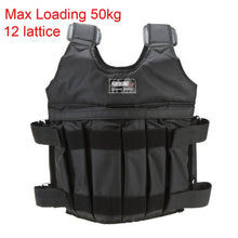 Load image into Gallery viewer, SUTEN 20kg/50kg Loading Weighted Vest For Strength and Boxing Training Workout Adjustable Waistcoat Sand Jacket Clothing
