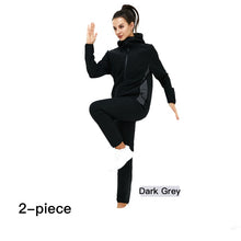 Load image into Gallery viewer, 4 Piece Slimming Sport Sauna Suit Suitable For Yoga Running Weight Lose Womens Fitness Clothing Set
