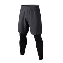 Load image into Gallery viewer, Running Shorts Mens Leggings 2 In 1 Sweatpants Gym Fitness Sportswear Jogger Training Accessories
