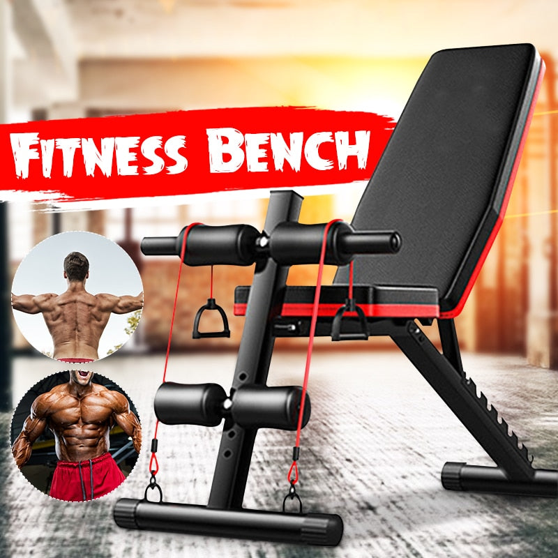 5 in 1  Adjustable Incline Ab Muscle Training Weight Bench