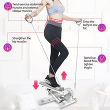 Load image into Gallery viewer, Step into fitness with multifunction Mini Treadmill  Exerciser Hand Foot Pedal Stepper
