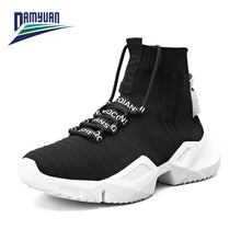 Load image into Gallery viewer, Damyuan Men&#39;s Retro Sock Sneakers 47 High Top  Men Shoes Breathable Men Thick Bottom Casual Shoes
