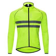 Load image into Gallery viewer, Windproof Sunscreen Cycling Jackets Long Sleeve Reflective Safety Vest Wind Coat
