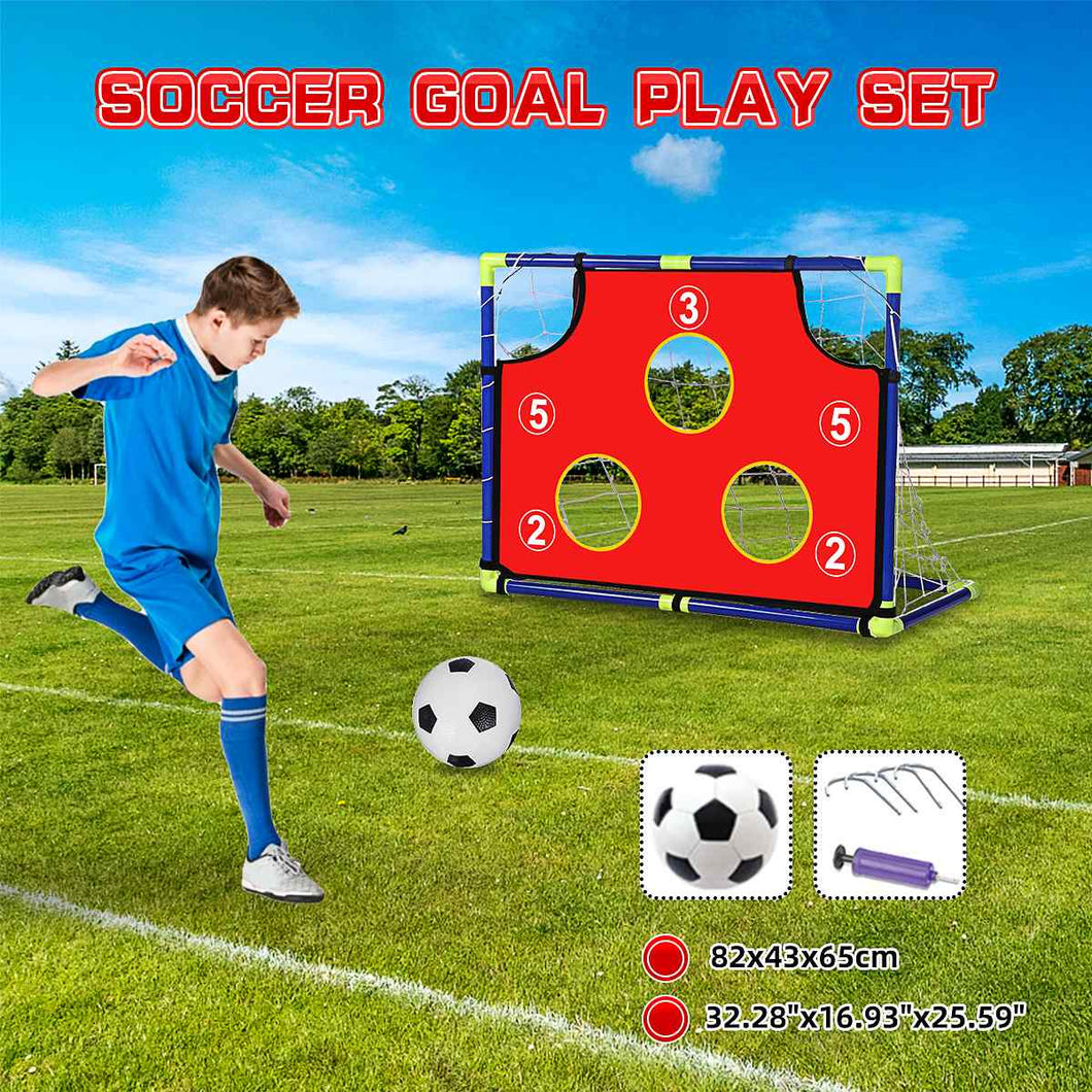 Foldable Indoor/Outdoor Soccer Goal for Children Sports Toys Practice Football Goals in Backyard Indoor