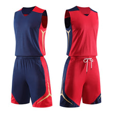 Load image into Gallery viewer, Adults Custom Basketball Reversible Jersey Uniforms Quick Dry Sportswear Youth Basketball shirts For Men
