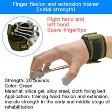 Load image into Gallery viewer, Finger Gripper Strength Trainer 20-60lbs Exercise Resistance Band fitness Gym Sport Finger Trainer Equipment
