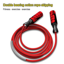 Load image into Gallery viewer, Skipping Rope Adjustable Weighted Skipping Jump Rope Ball-Bearing Weavon Cable Foam Handle For Home Gym Crossfit Workouts MMA
