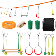 Load image into Gallery viewer, Children Climbing Ninja Rope Obstacle Course Training Equipment Fun Slack Line Outdoor Sports Equipment
