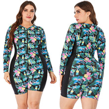 Load image into Gallery viewer, One-piece Swimsuit Plus Size Ladies Beach Tights Surfing Wetsuit Clothing Sportswear Fashion Clothes
