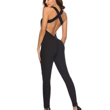Load image into Gallery viewer, One Piece Women Backless Sports Yoga Leggings Fitness Suit Women Yoga Sport Wear
