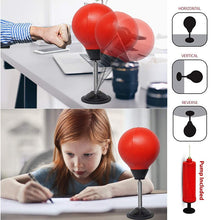 Load image into Gallery viewer, Small Suction Cup Boxing Inflated Desktop Vent Ball Decompression Artifact For Adults And Children boxing and exercise
