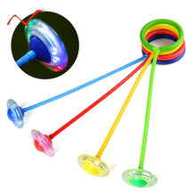 Load image into Gallery viewer, Children Glowing Spinning One Foot Flashing Jumping Rope Ball Colorful Ankle Fitness Sports Swing Ball Toys
