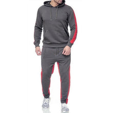 Load image into Gallery viewer, New 2-piece Men Hoodies Suit Fleece Warm Tracksuit Sweatshirt  Hoodie+Sweat pants Jogging suit
