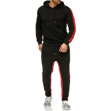 Load image into Gallery viewer, New 2-piece Men Hoodies Suit Fleece Warm Tracksuit Sweatshirt  Hoodie+Sweat pants Jogging suit
