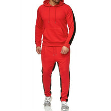 Load image into Gallery viewer, New 2-piece Men Hoodies Suit Fleece Warm Tracksuit Sweatshirt  Hoodie+Sweat pants Jogging suit
