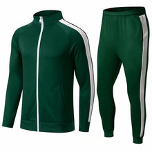 Load image into Gallery viewer, Training Uniforms Tracksuit Soccer Jerseys Sets zipper Running Jackets Adult Men Sports jersey set
