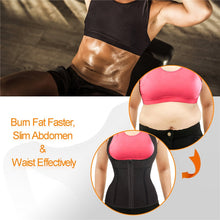 Load image into Gallery viewer, Junlan Women Compression Shaping Vest Zipper Neoprene Reducing Tops Shaperwear Slimming Waist Trainer Control Body Shapers
