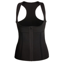 Load image into Gallery viewer, Junlan Women Compression Shaping Vest Zipper Neoprene Reducing Tops Shaperwear Slimming Waist Trainer Control Body Shapers
