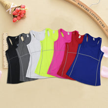 Load image into Gallery viewer, Yoga Vest Women Sports Tank Top Quick Dry Fitness Sport Shirt Yoga Tops Female

