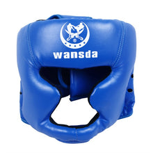 Load image into Gallery viewer, Helmet Professional Head Gear Kick Boxing Face Protectors Headgear Sparring Wrestling Helmet
