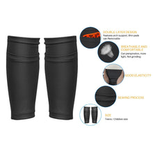 Load image into Gallery viewer, Soccer Shin Guards with Compression Socks Calf Sleeves Children Breathable Leg Protect Adult Kids Football Equipment
