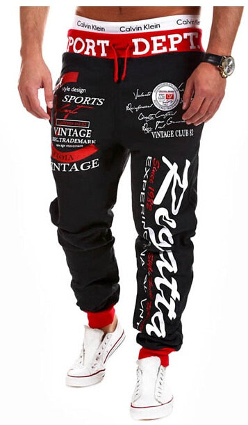 Men Jogger Pants Sportwear Casual Baggy Trousers Sweatpants Hip Hop Streetwear