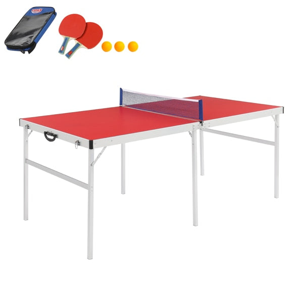Foldable table tennis 183*91*76cm indoor table tennis sports amusement equipment red