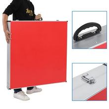Load image into Gallery viewer, Foldable table tennis 183*91*76cm indoor table tennis sports amusement equipment red
