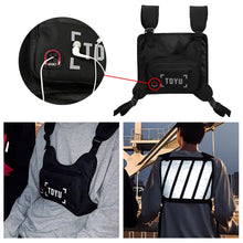 Load image into Gallery viewer, Sports Running Chest Bag  Men Hip-hop Street Suit Mobile Phone Holder Multifunctional Fitness Vest Bag
