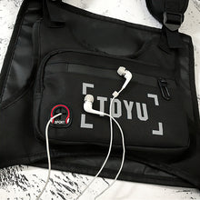 Load image into Gallery viewer, Sports Running Chest Bag  Men Hip-hop Street Suit Mobile Phone Holder Multifunctional Fitness Vest Bag
