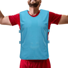 Load image into Gallery viewer, Men Running Vest Summer Mesh Tank Sleeveless Breathable Football Training Team Waistcoat Vests
