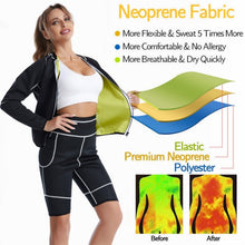 Load image into Gallery viewer, Long Sleeve Neoprene Waist Trimmer Sauna Suit Breathable Abdomen Increase Sweating Burning Fat Weight Loss Fitness Corset New
