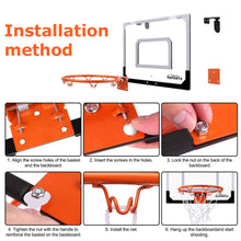 Load image into Gallery viewer, Indoor Home Portable Fun Mini Basketball Hoop Stand Set for Kids Backboard Hanging Shooting Ball Game Sport Toys
