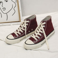 Load image into Gallery viewer, Women Classic Style Canvas Tennis shoes Casual Summer Fashion Sneakers Student Casual High Top
