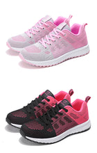 Load image into Gallery viewer, Women Casual Shoes Breathable Walking Fashion Mesh Lace Up Flat Women Sneakers Women
