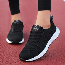 Load image into Gallery viewer, Women Casual Shoes Breathable Walking Fashion Mesh Lace Up Flat Women Sneakers Women
