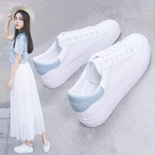 Load image into Gallery viewer, Women Fashion Vulcanize Sneakers Summer Casual Shoes for Women leather Platform Shoes
