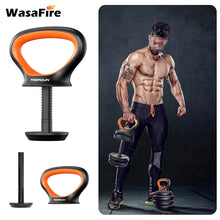 Load image into Gallery viewer, Adjustable Kettlebell Handle For Weight Plates Home Gym Workout Comfortable Kettle Bell Grip Dumbbell Equipment
