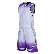 Load image into Gallery viewer, Men Universal Basketball Jersey Sets Women Teen Blank Sport Clothes Breathable Basketball Uniforms  Boy Girl Training Suit
