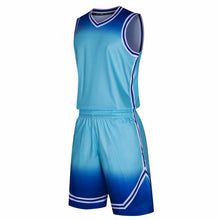 Load image into Gallery viewer, Men Universal Basketball Jersey Sets Women Teen Blank Sport Clothes Breathable Basketball Uniforms  Boy Girl Training Suit
