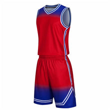 Load image into Gallery viewer, Men Universal Basketball Jersey Sets Women Teen Blank Sport Clothes Breathable Basketball Uniforms  Boy Girl Training Suit
