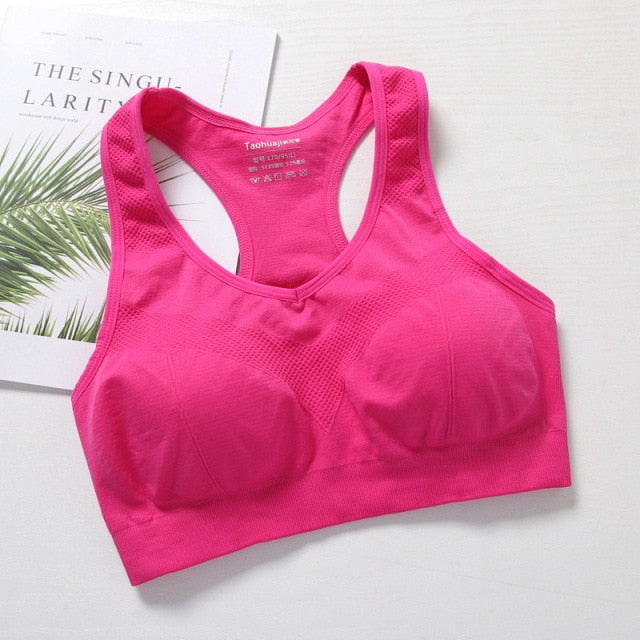 Women Sports Bra Top Push Up Fitness Yoga Underwear For Women Breathable Running Vest Gym Wear