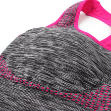 Load image into Gallery viewer, Shockproof Quick Dry Sports Bra Women Padded Gather Yoga Push Up Running Bra Seamless Workout Fitness Top
