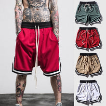 Load image into Gallery viewer, New men&#39;s shorts  spring and summer Korean version leisure hip hop fitness basketball sports lace u
